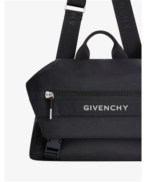 givenchy black messanger back|givenchy g trek.